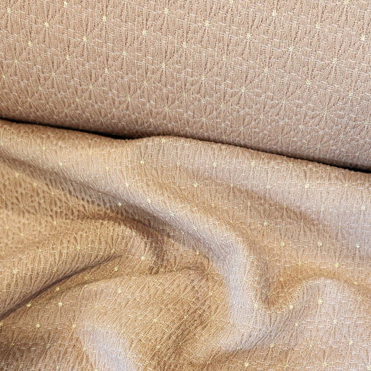 Maude mocha lurex suiting