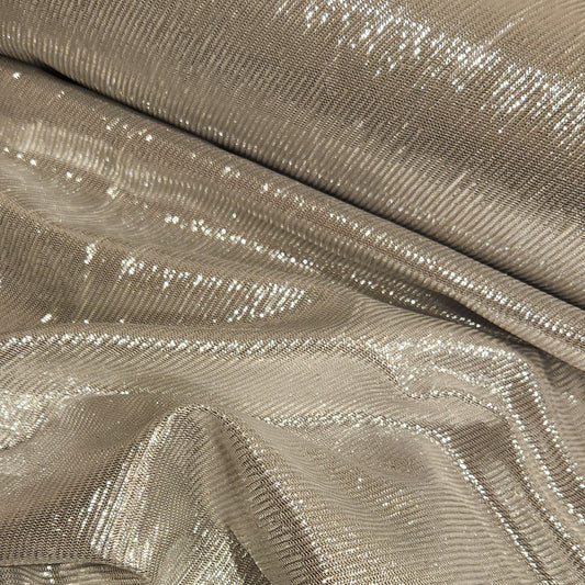 Silver spell twill brocade
