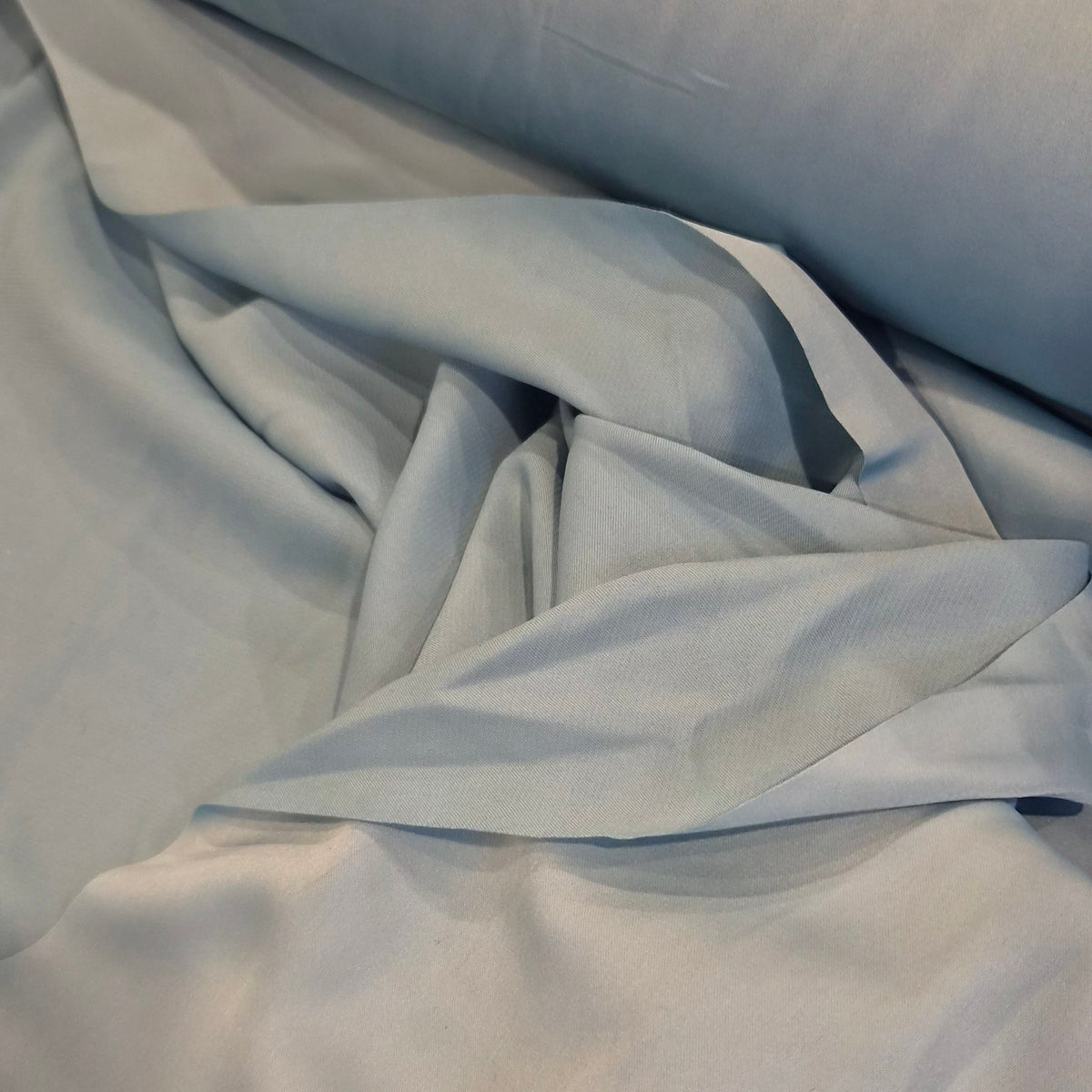 Dotty duck egg delusted satin