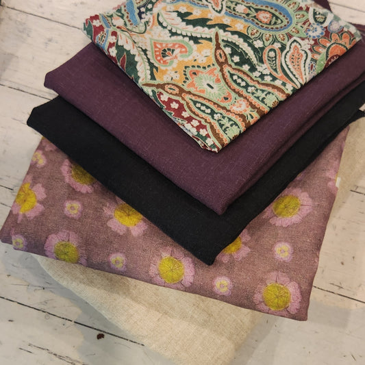 53. 5 pieces assorted linen and cotton