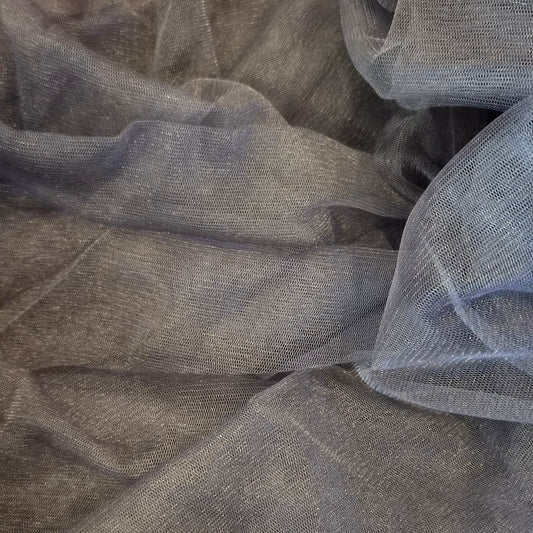 9m Black soft tulle