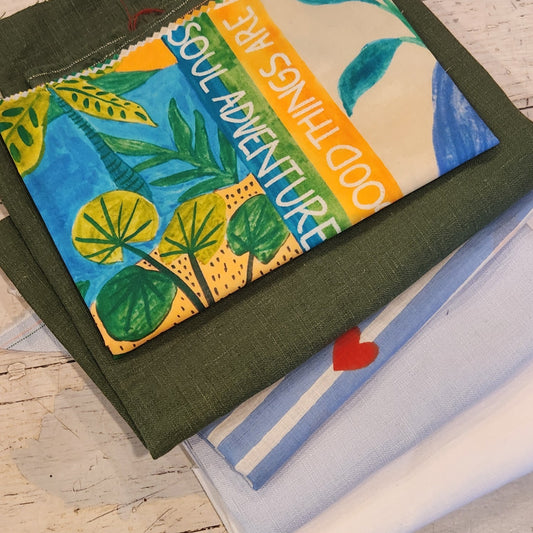 51. 5 pieces assorted linen and cotton