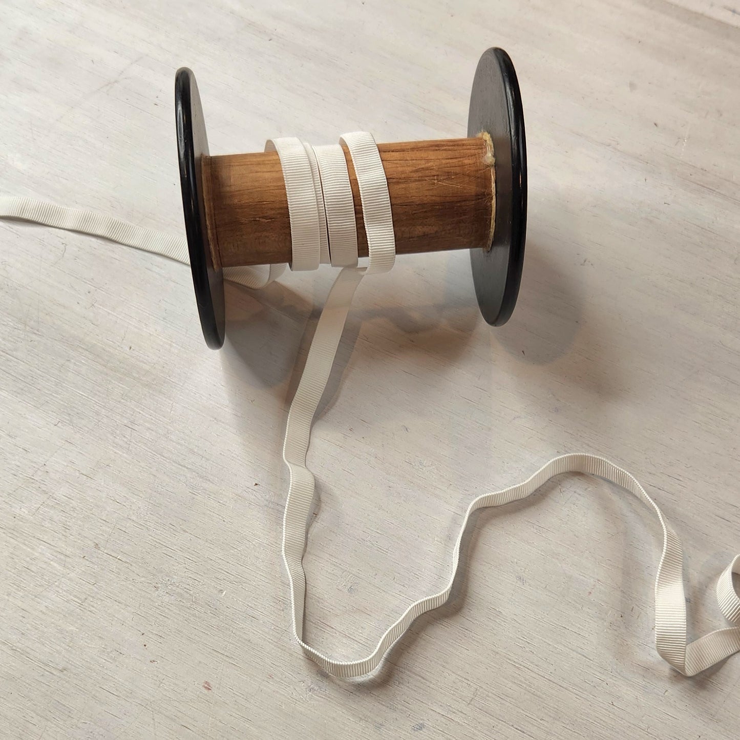 Ivory 11mm soft ribbed strapping