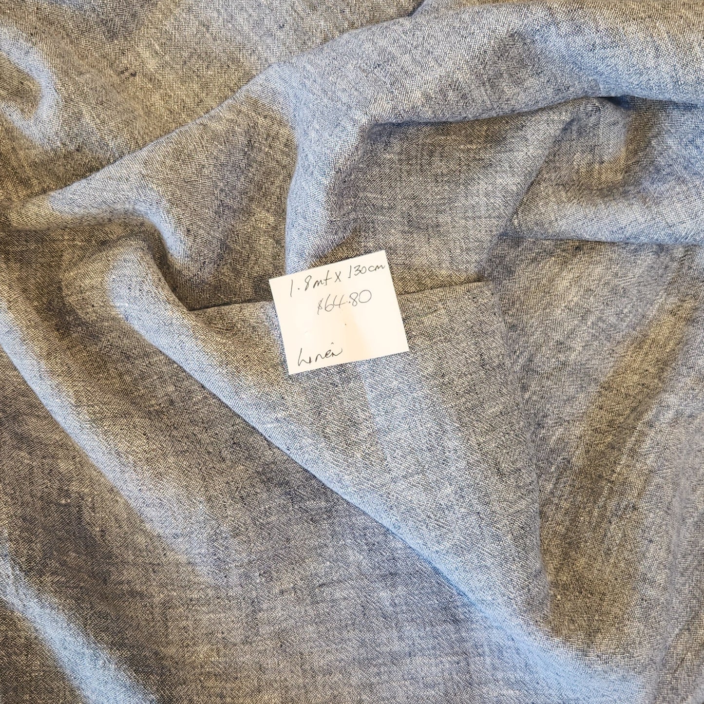 1.8m Blue marle linen