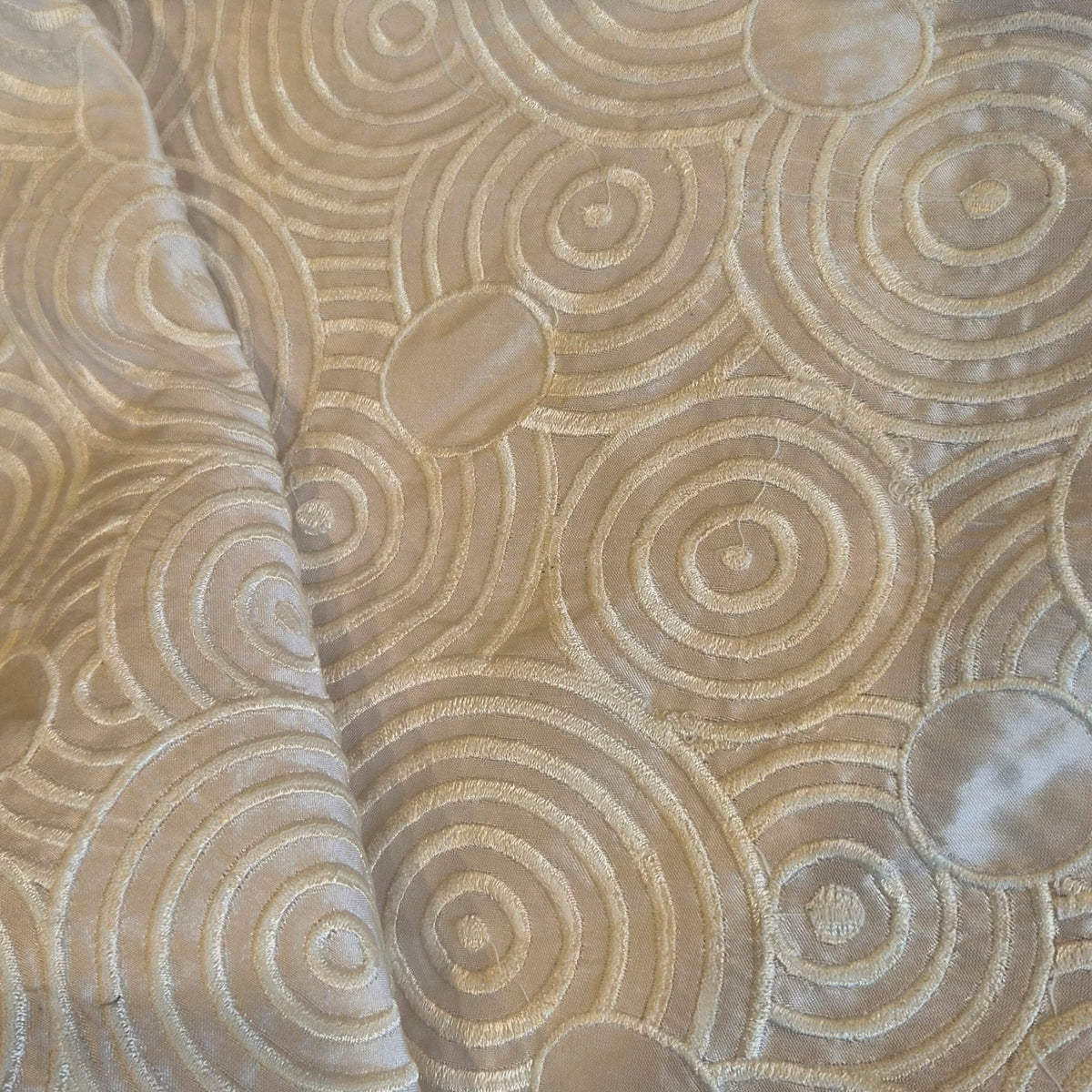 Georgio Armani silk dupion circles