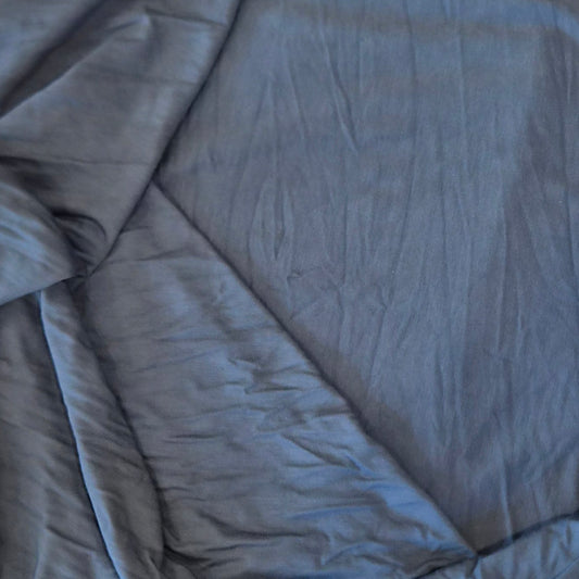 90cm Airforce blue viscose knit