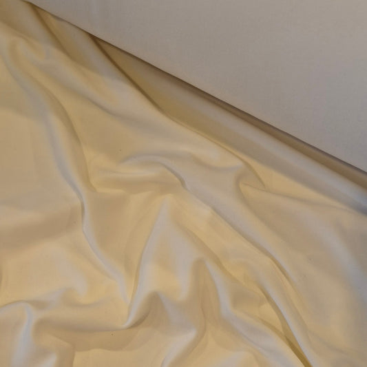 Cream polyester Jersey
