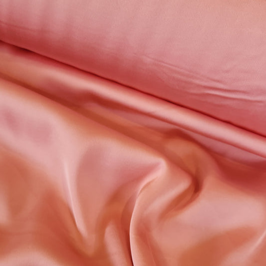 Musk pink viscose satin
