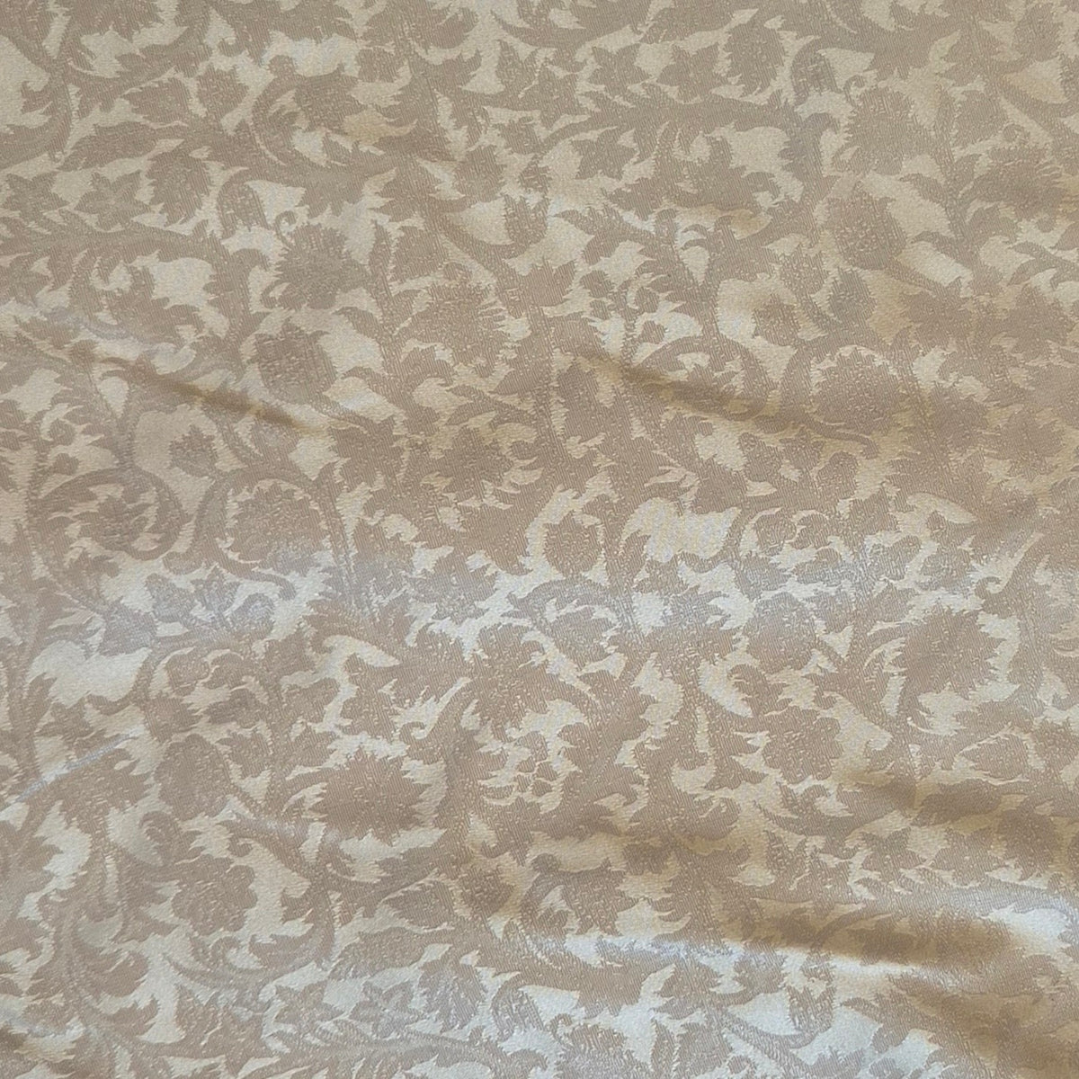 Pale mocha duchess silk